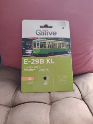 Cartucho Tinta Qilive E-29B XL Compatible Epson