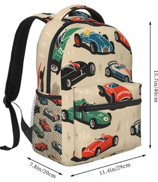 Mochila Infantil/Adolescente Carreras Vintage