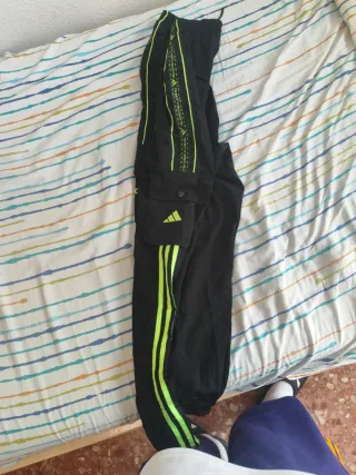 Chándal Adidas Negro y Verde