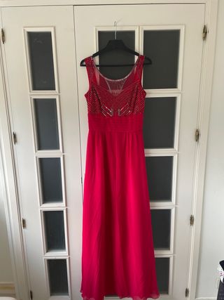 Vestido Largo Fiesta Tintoretto Rojo