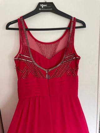 Vestido Largo Fiesta Tintoretto Rojo