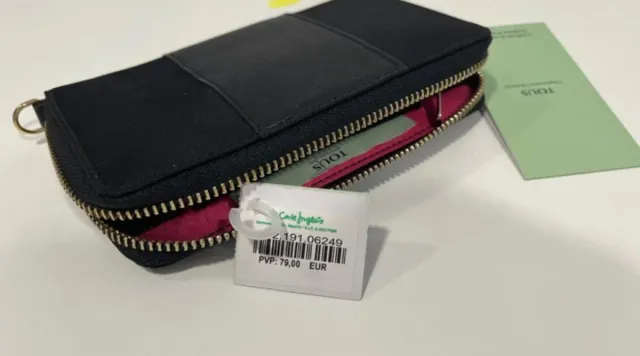 Monedero Billetero Tous Negro