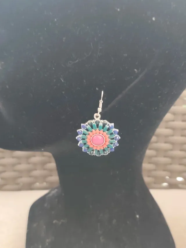 Pendientes Parfois florales multicolor