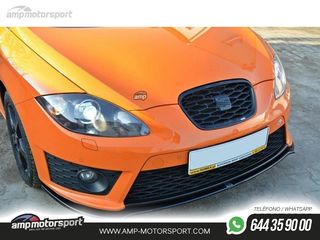 SPOILER DELANTERO DESCATALOGADO SEAT LEON 1P NEGRO MATE
