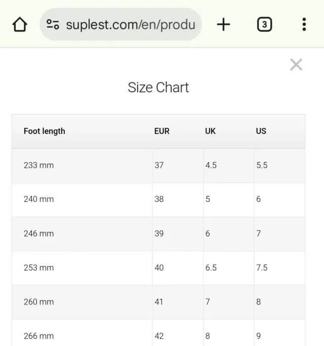 Suplest Pro t.39 NUEVAS