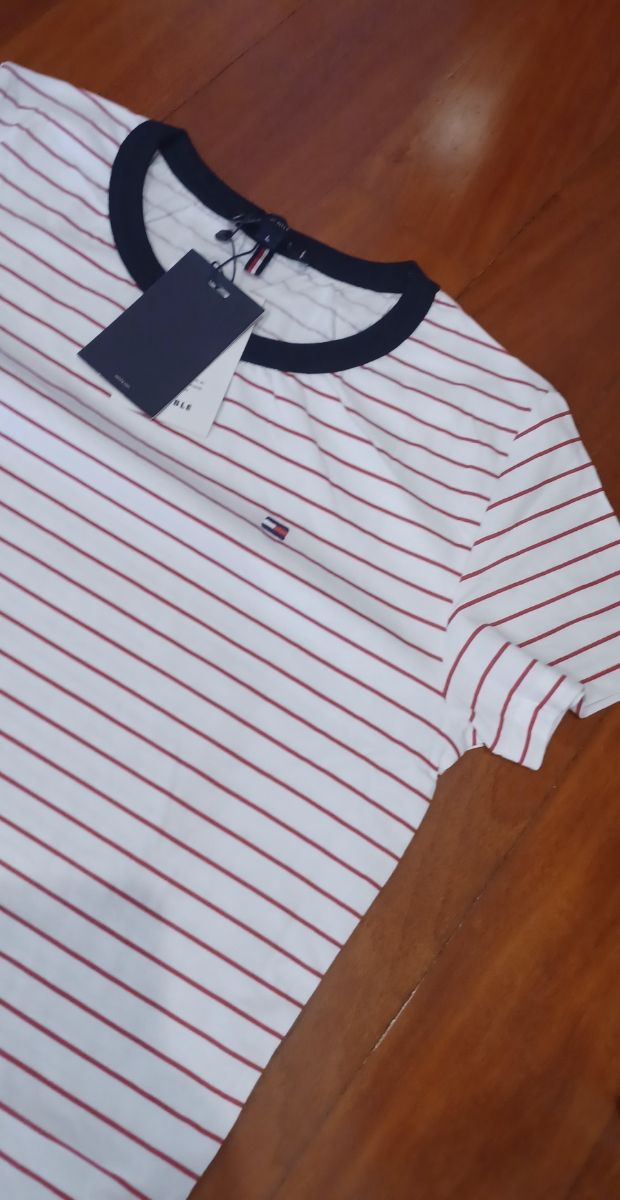 Vestido Tommy Hilfiger Listrado Tamanho L
