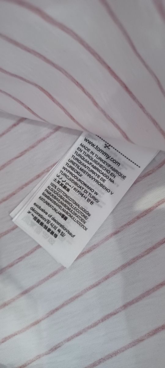 Vestido Tommy Hilfiger Listrado Tamanho L