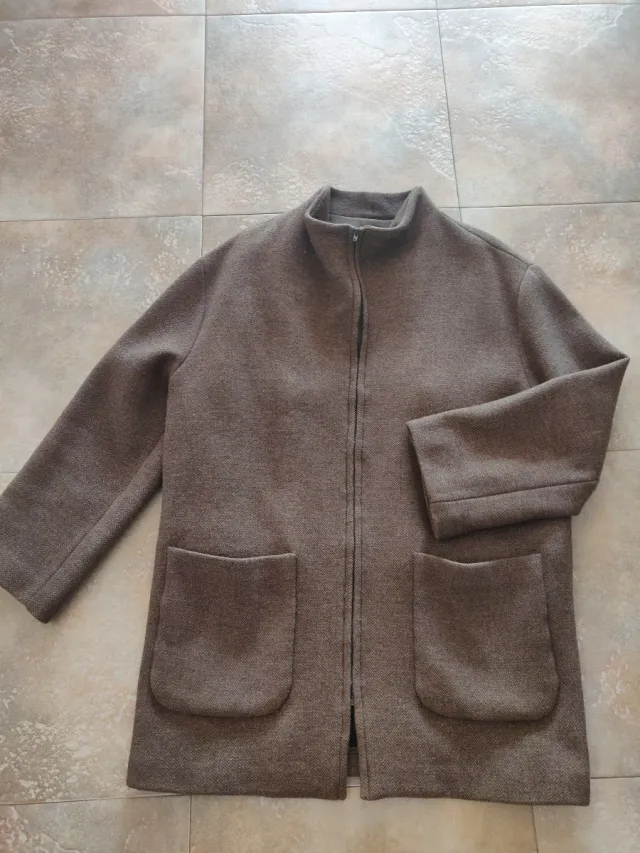 Abrigo Adolfo Domínguez Marrón Hombre