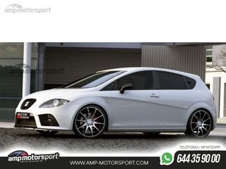 SPOILER DELANTERO DESCATALOGADO SEAT LEON 1P NEGRO MATE
