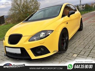 SPOILER DELANTERO DESCATALOGADO SEAT LEON 1P NEGRO MATE