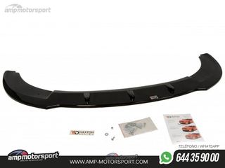 SPOILER DELANTERO DESCATALOGADO SEAT LEON 1P NEGRO MATE