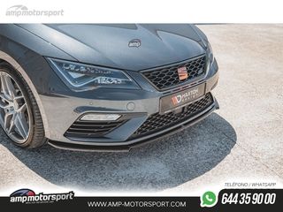 SPOILER DELANTERO DESCATALOGADO SEAT LEON 5F NEGRO MATE