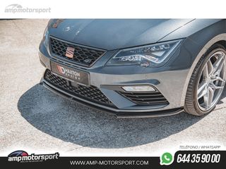 SPOILER DELANTERO DESCATALOGADO SEAT LEON 5F NEGRO MATE