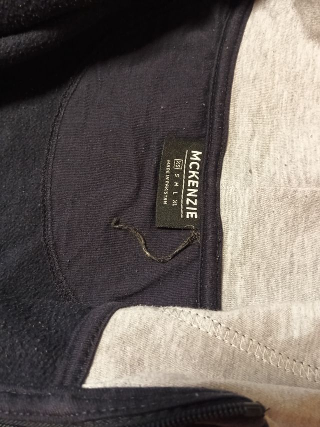 Sudadera McKenzie azul marino con Cremallera