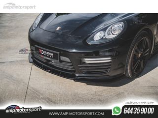 SPOILER DELANTERO DESCATALOGADO PORSCHE PANAMERA NEGRO MATE