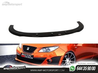 SPOILER DELANTERO DESCATALOGADO SEAT IBIZA 6J NEGRO MATE