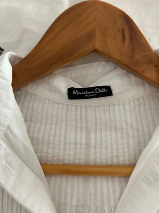 Camiseta blanca Massimo Dutti