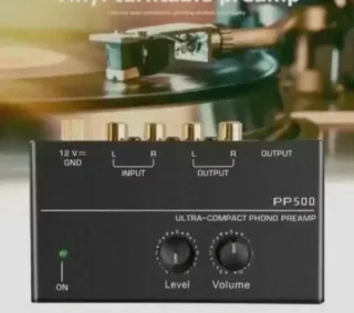 Preamplificador Phono PP500 Ultracompacto Negro
