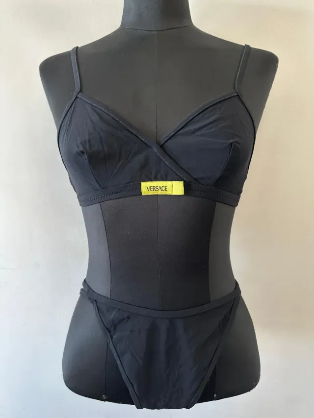 Conjunto lencería Versace negro