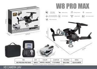 Dron 4K con Doble Cámara + GPS + Maletin |FPV-Wifi