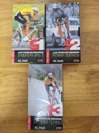 Los 5 Tour de Indurain VHS  colección.