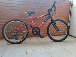 Bicicleta Infantil DTB 20 Roja y Negra
