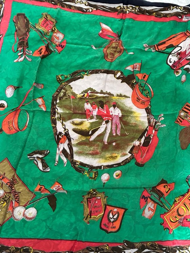 2 Pañuelos Seda Vintage Renato Balestra