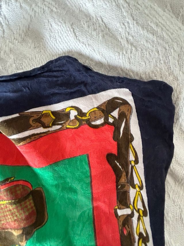 2 Pañuelos Seda Vintage Renato Balestra