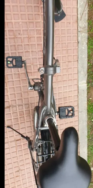 Bicicleta Plegable 20 Light Gris