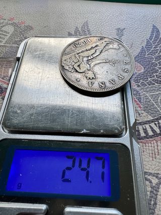 5 Pesetas 1870