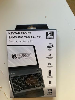 Funda con Teclado Bluetooth Samsung Tab A9+ 11