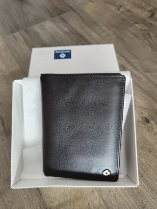 Cartera Samsonite Cuero Negro 