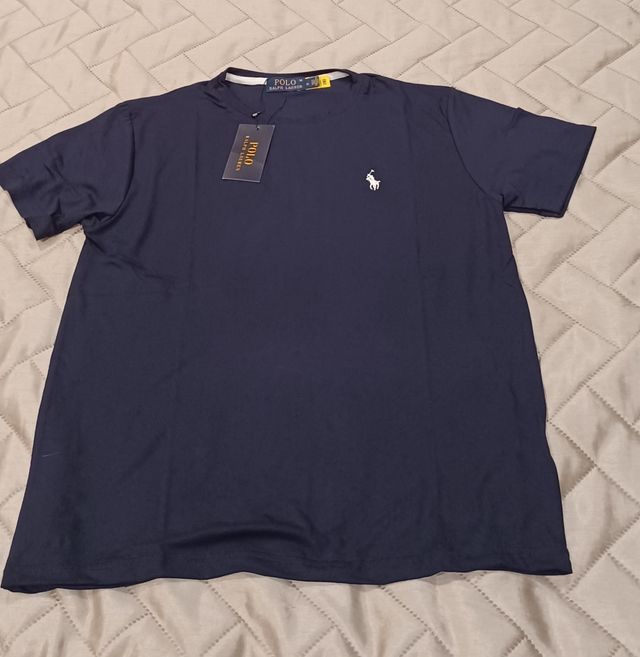 T-shirt Polo Ralph Lauren Azul Tamanho M