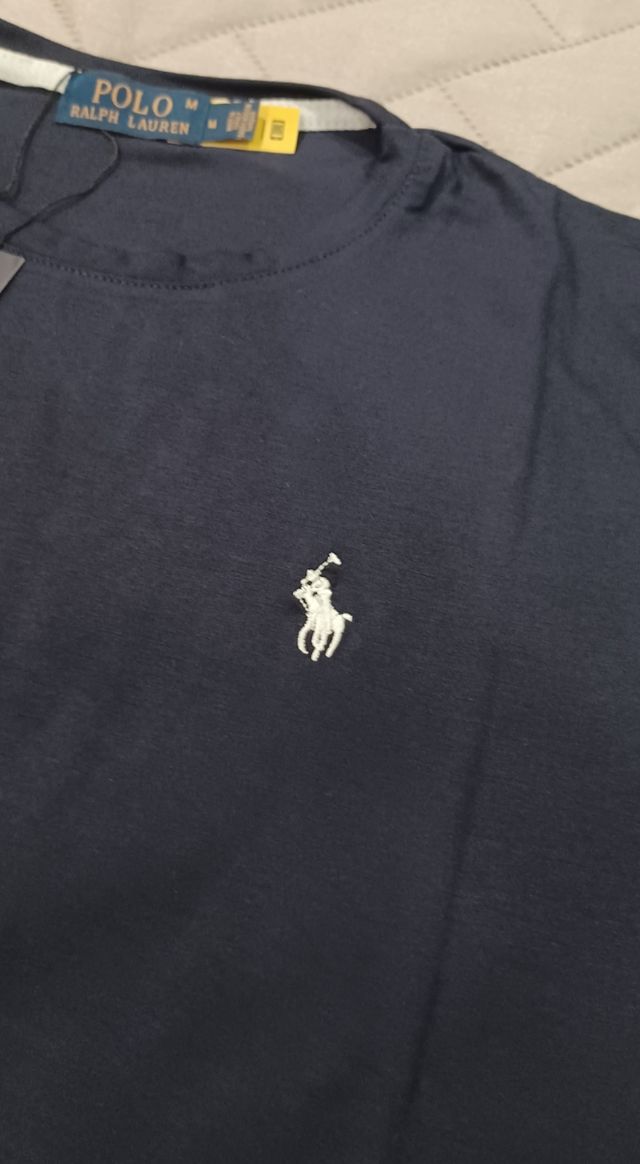 T-shirt Polo Ralph Lauren Azul Tamanho M