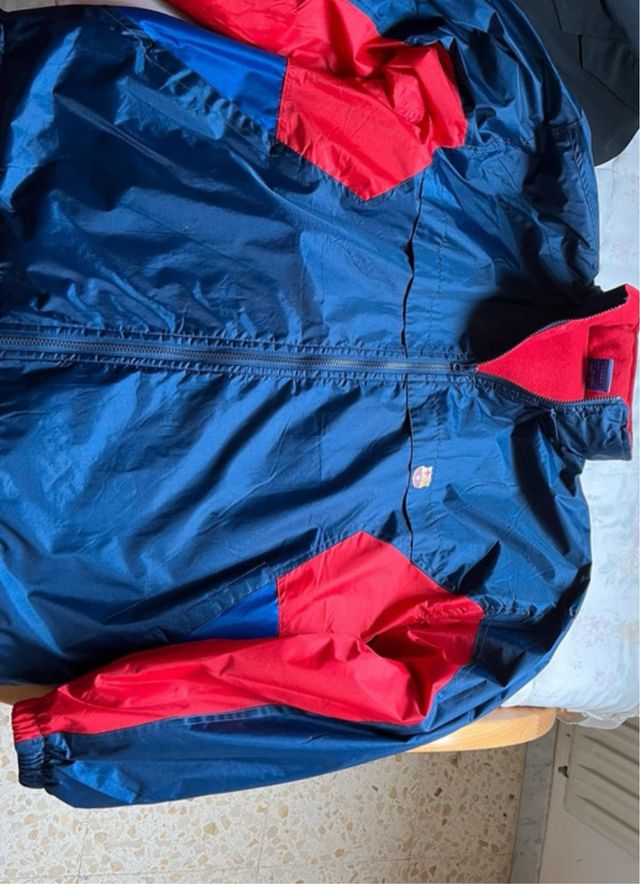 Chaqueta FC Barcelona Original Azul y Roja