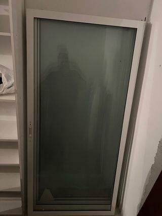 4Ventana corredera aluminio blanco
1,75 de alto 83