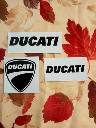 Modellino Ducati + adesivi e decorazione casa