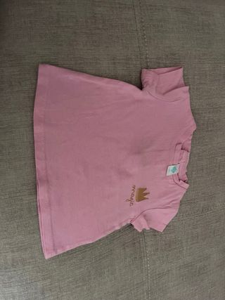 Lote 10 Camisetas bebé niña hasta los 6 meses