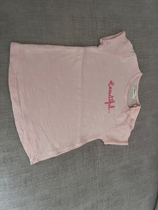 Lote 10 Camisetas bebé niña hasta los 6 meses