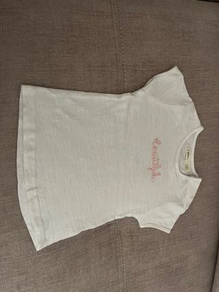 Lote 10 Camisetas bebé niña hasta los 6 meses