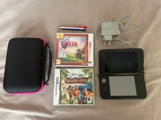 Nintendo 3DS XL Negra + Juegos y Accesorios