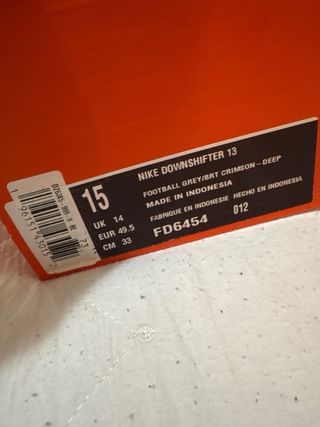 Zapatillas Nike Downshifter Azul/Gris T.49,5