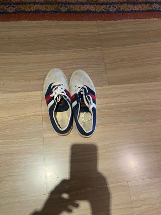 Zapatillas Ganso Beige y Azul