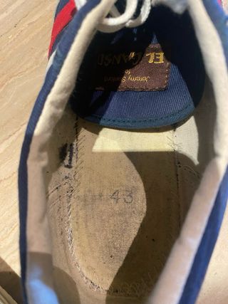 Zapatillas Ganso Beige y Azul