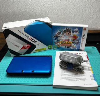 Nintendo 3DS XL Azul Negra + Juego Yokai Watch