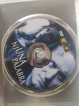 DVD Ni una palabra (Don't Say A Word)