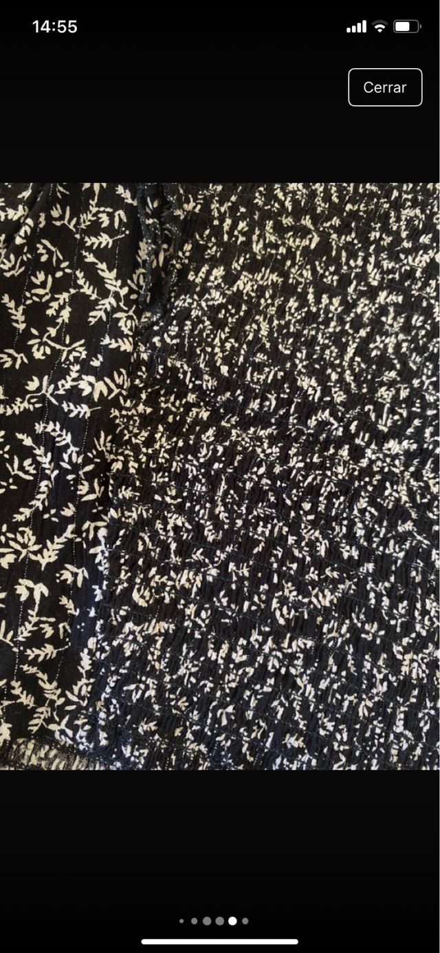 Blusa Noon estampada manga larga