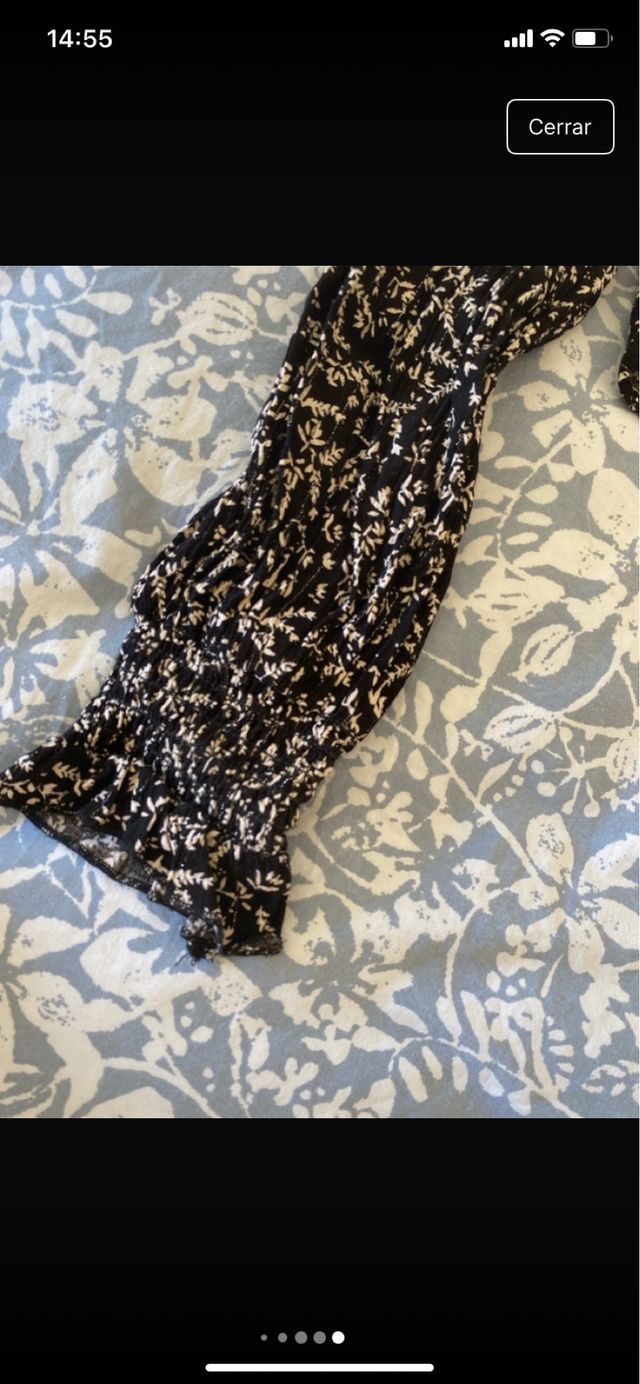 Blusa Noon estampada manga larga