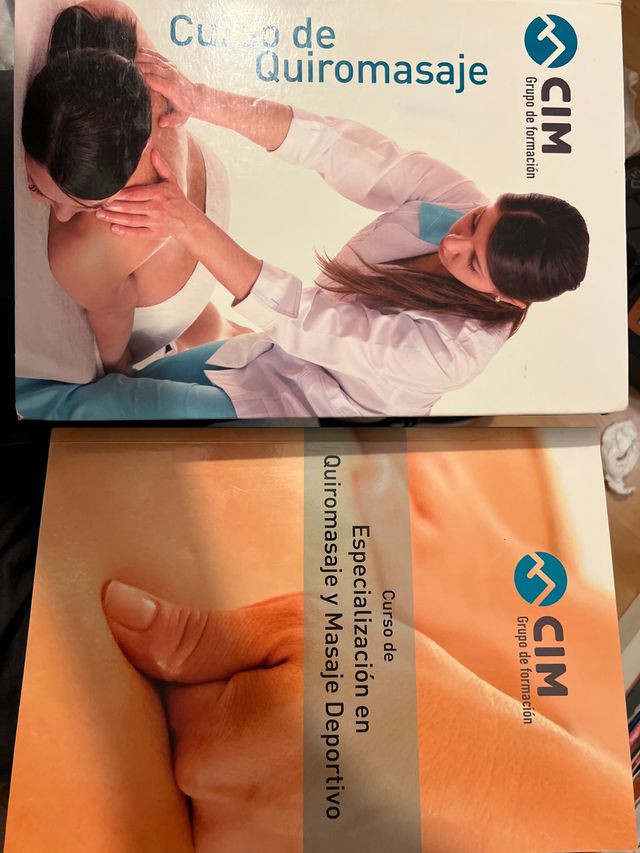 Lote completo Manuales de Quiromasaje y Masaje Dep