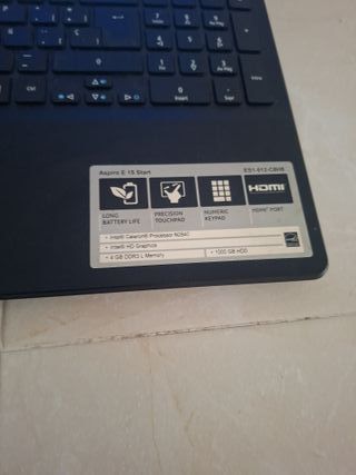 Computer portatile Acer nero